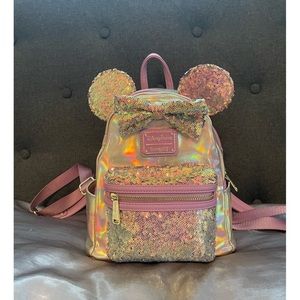WDW 50Anniversary Earidescent Loungefly Backpack Sold Out Collector’s Edition